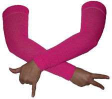 Wholesale Solid Hot Pink Arm Warmer Solid Hot Pink Leg Warmer