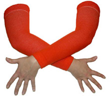 Wholesale Solid Orange Arm Warmer Solid Orange Leg Warmer