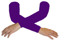 Wholesale Solid Purple Arm Warmer - Your Online Source for Wholesale Arm Warmer